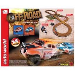 Click here to learn more about the Round 2, LLC 14'' Off Road X-Traction Ultra-G Slot Race Set.