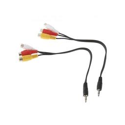 Click here to learn more about the Tactic RC FPV Monitor Cable Male 3.5mm Plug to (3) Fem RCA.