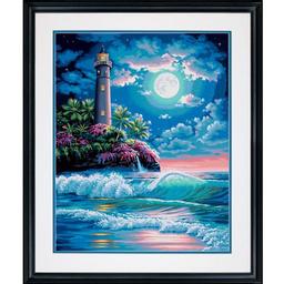Click here to learn more about the Dimensions a Div of eksuccess Lighthouse in Moonlight PBN 16x20.