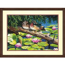 Click here to learn more about the Dimensions a Div of eksuccess The Lily Pond PBN 20x14.