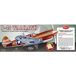 Click here to learn more about the Guillow Curtiss P40 Warhawk Laser Cut.
