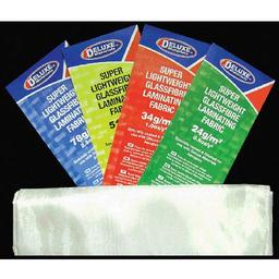 Click here to learn more about the Deluxe Materials Lightweight Fiberglass Cloth, 1.5oz,1Sq Meter,Wht.