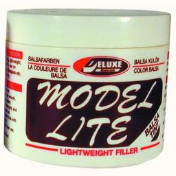 Click here to learn more about the Deluxe Materials Model Lite Balsa Filler, Balsa Brown: 240cc.