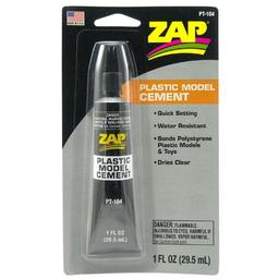 Click here to learn more about the ZAP Glue Zap Plastic Model Cement, 1oz, Carded.