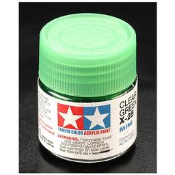 Click here to learn more about the Tamiya America, Inc Acrylic Mini X25, Clear Green.