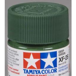 Click here to learn more about the Tamiya America, Inc Acrylic Mini XF26, Deep Green.