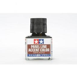 Click here to learn more about the Tamiya America, Inc Panel Line Accent Color 40ml, Brown.