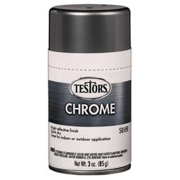 Click here to learn more about the Testor Corp. Testors Craft 3oz Chrome Spray - Silver.