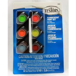 Click here to learn more about the Testor Corp. 1/10oz,  Acrylic Pots, 6pk, Fluorescent Colors.