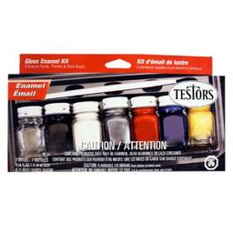 Click here to learn more about the Testor Corp. Enamel Kit:Household,6 Colors.