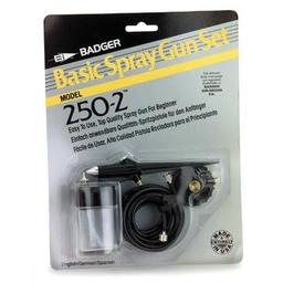 Click here to learn more about the Badger Air-Brush Co. 250 Spray Gun Basic Set, Carded.