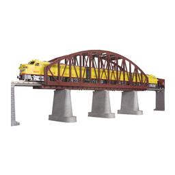 Click here to learn more about the M.T.H. Electric Trains O Steel Arch Bridge, Rust.