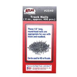 Click here to learn more about the Atlas Model Railroad Track Nails (400 approx.).