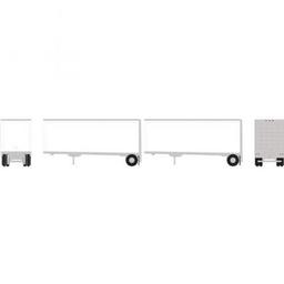 Click here to learn more about the Athearn N RTR 28'' Trailers w/Dolly, Owner-Operator #1 (2).