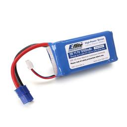 Click here to learn more about the E-flite 1250mAh 3S 11.1V 20C LiPo, 13AWG EC3.