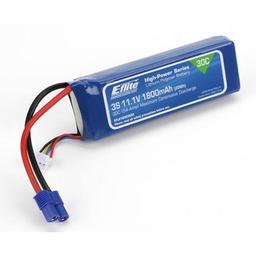 Click here to learn more about the E-flite 1800mAh 3S 11.1V 30C LiPo,13AWG EC3.