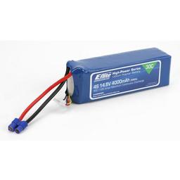 Click here to learn more about the E-flite 4000mAh 4S 14.8V 30C LiPo,12AWG EC3.