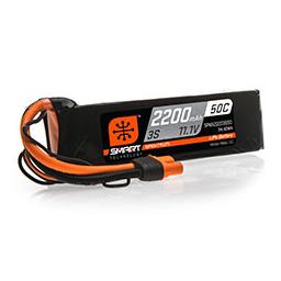 Click here to learn more about the Spektrum 2200mAh 3S 11.1V 50C Smart LiPo Battery; IC3.