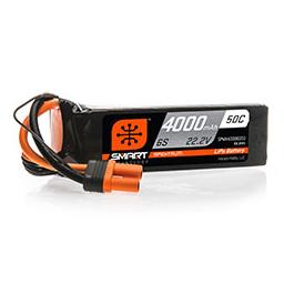 Click here to learn more about the Spektrum 4000mAh 6S 22.2V 50C Smart LiPo Battery; IC5.