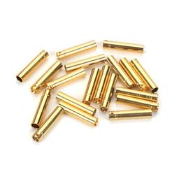 Click here to learn more about the E-flite Gold Bullet Connector, Female, 4mm (30).