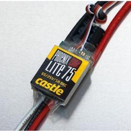 Click here to learn more about the Castle Creations Phoenic Edge Lite 75-Amp 34V ESC w/5 Amp BEC.