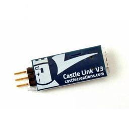 Click here to learn more about the Castle Creations Castle Link USB Programming Kit V3 011-0119-00.