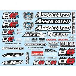Click here to learn more about the Team Associated B6 Decal Sheet.