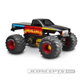Click here to learn more about the JConcepts, Inc. 1988 Chevy Silverado "Snoop Nose" Clear MT Body.