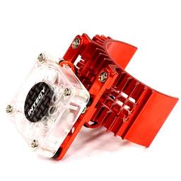 Click here to learn more about the Integy Motor Heatsink with Cooling Fan, Red:SLH, ST, RU.