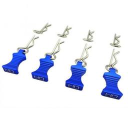 Click here to learn more about the Hot Racing 1/10 Blue Aluminum EZ Pulls (4) Body Clips (8).