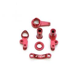 Click here to learn more about the STRC HD Alum Steer Bellcrank Set : Slash 4x4 ,Red.