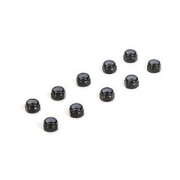 Click here to learn more about the Team Losi Racing M3 Aluminum Lock Nuts, Black (10).