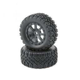Click here to learn more about the Losi FF/RR Tire, Mounted (2): Mini 8IGHT-DB.