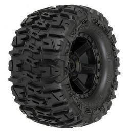 Click here to learn more about the Pro-line Racing Rear Trencher 2.8 Mnt Desperado Blk Wheel: ST, RU.