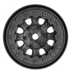 Click here to learn more about the Pro-line Racing Denali 1.9 Blk Bead-Loc 8 Spoke Fr R Wheel:Crawler.