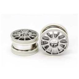 Click here to learn more about the Tamiya America, Inc M-Chassis 11-Spoke Wheel, Chrome Plated (2 ).