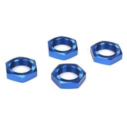 Click here to learn more about the Losi Wheel Nuts, Blue Anodized (4): 5IVE-T, MINI WRC.