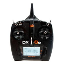 Click here to learn more about the Spektrum DX6e 6 Channel Transmitter Only.