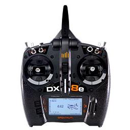 Click here to learn more about the Spektrum DX8e 8-Channel Transmitter Only.