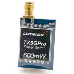 Click here to learn more about the Lumenier TX5GPro Mini 600mW 5.8GHz TX w/ Power Switch.