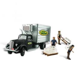Click here to learn more about the Woodland Scenics HO Chip''s Ice Truck.
