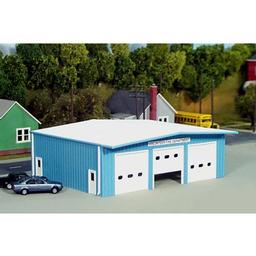 Click here to learn more about the Rix Products HO KIT Fire Station, Blue.