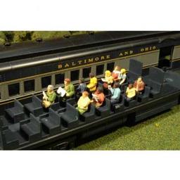 Click here to learn more about the Bachmann Industries HO Waist-Up Seated Passengers (12).