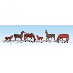 Click here to learn more about the Woodland Scenics HO Chestnut Horses.