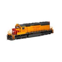 Click here to learn more about the Athearn HO RTR SD40, SP/Orange #7342.