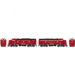 Click here to learn more about the Athearn HO F3A/F7A w/DCC & Sound, GM&O/Freight #800b #811b.