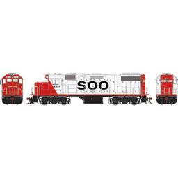 Click here to learn more about the Athearn HO GP38-2, SOO/Red & White #4511.