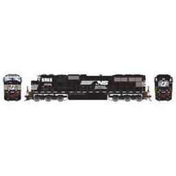 Click here to learn more about the Athearn HO SD70M, NS/Flare w/ PTC #2596.
