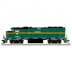 Click here to learn more about the Atlas Model Railroad HO GP40-2W/DCC/SND, Georgia & Florida Railnet#9463.