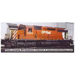 Click here to learn more about the Bowser Manufacturing Co., Inc. HO SD40, CPR/8" Nose Stripe #5554.